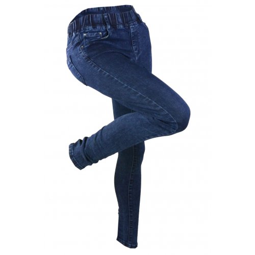 Spodnie jeansowe damskie JEGGINSY MARMURKOWE