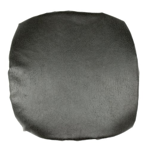 Kwadratowa poduszka na taboret 30x30 cm (grafit ala skóra)