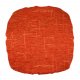 Kwadratowa poduszka na taboret 30x30 cm (pomarańczowa)