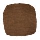 Kwadratowa poduszka na taboret 30x30 cm (ciemny brąz melanż) Pokrowiec na Taboret 30x30