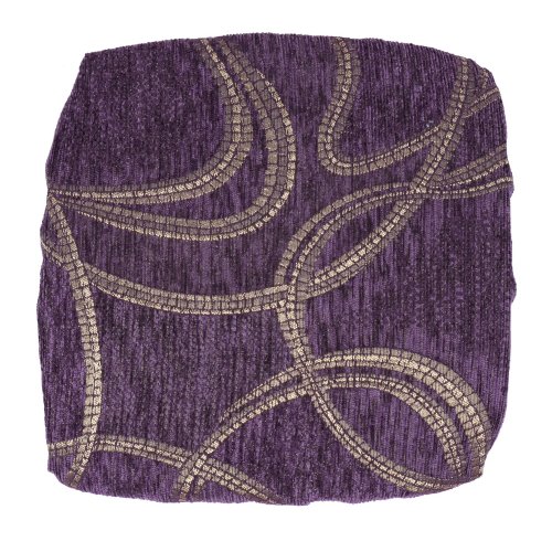 Kwadratowa poduszka na taboret 30x30 cm (gold violet