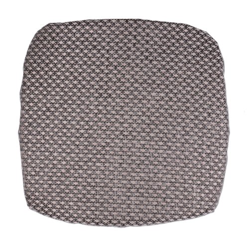 Kwadratowa poduszka na taboret 30x30 cm (szara ciepły melanż)