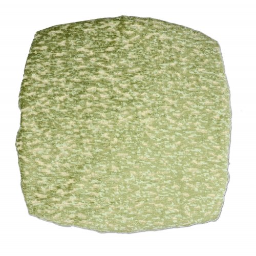 Kwadratowa poduszka na taboret 30x30 cm ( jasna zieleń melanż)