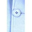 Płaszcz flauszowy z kapturem (błękitny)