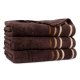 Ręcznik Bawełniany DUAL Brązowy Ręcznik Kąpielowy Ręcznik Frotte Ręcznik z Bawełny Ręcznik Łazienkowy Mały Średni Duży