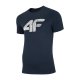 T-SHIRT MĘSKI 4F TSM012 - GRANATOWY Koszulka Męska Bawełniana Krótki Rękaw T-shirt 4F Męski