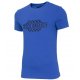 T-shirt męski Outhorn TSM602 - C.NIEBIESKI Niebieski t-shirt męski z napisem Koszulka z nadrukiem męska 