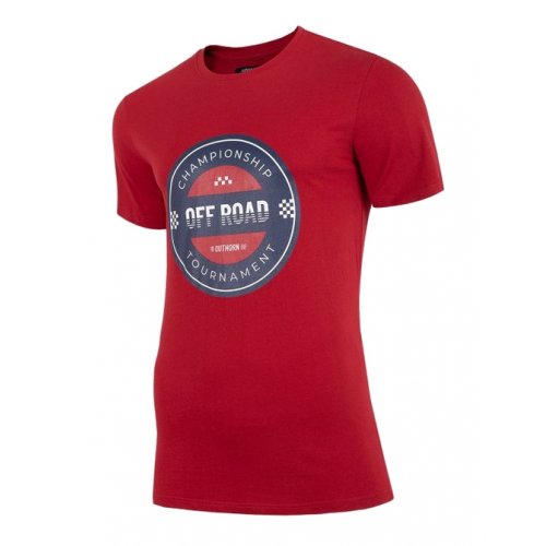T-shirt męski Outhorn TSM603 - Czerwony