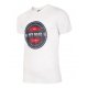 T-shirt męski Outhorn TSM603- BIAŁY Koszulka oddychająca męska Bawełniany t-shirt męski z napisami