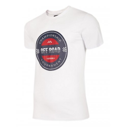 T-shirt męski Outhorn TSM603 - BIAŁY