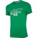T-SHIRT MĘSKI 4F TSM004 logo- zielony t-shirt męski wysokiej jakości Fajna Koszulka Męska