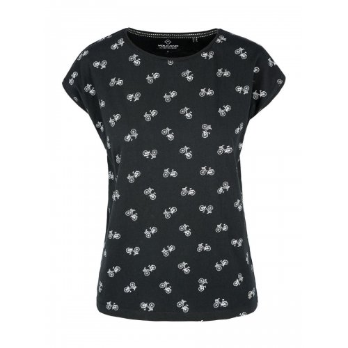 Koszulka damska T-BIKE - czarna