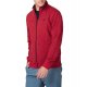 Bluza męska B-SPEED - czerwona bluza męska bez kaptura Czerwona bluza dresowa męska
