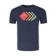 T-shirt męski T-RETRO - granatowy Koszulka krótki rękaw męska T-shirt Volcano