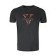 T-shirt męski T-DES - czarny Klasyczna koszulka czarna męska z firmy Volcano T-shirt Volcano