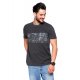 Koszulka męska ROUTE 69 - grafitowa Koszulka męska bawełniana T-shirt męski