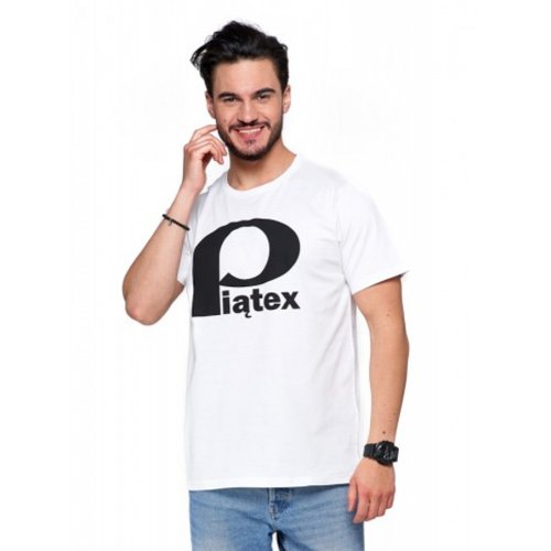 Koszulka męska Piątex - biała