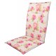 Poduszka na krzesło z oparciem 5548 w Róże poduszka ogrodowa na krzesło poduszka na krzesło ogrodowa poduszka na krzesło