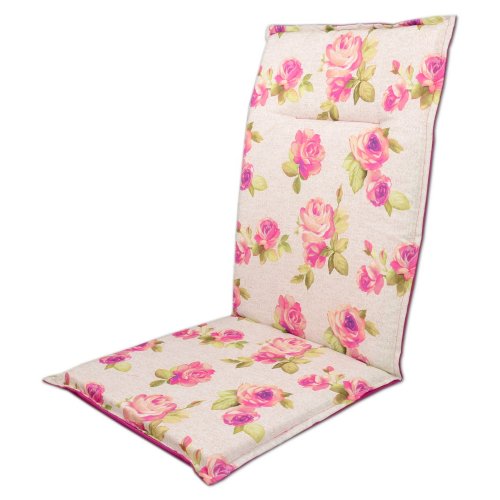 Poduszka na krzesło z oparciem 5548 w Róże
