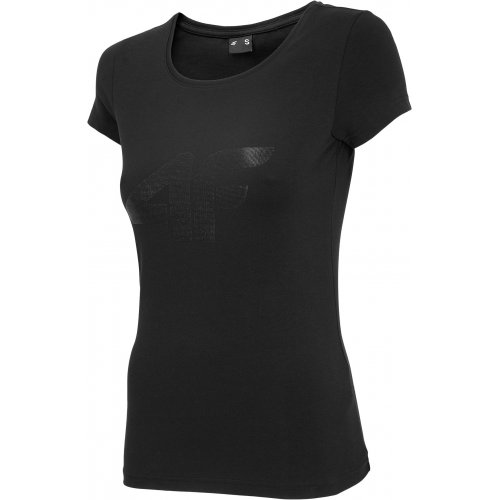Koszulka damska z logo 4F NOSH4 TSD005 - czarna
