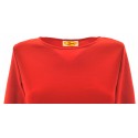 Sukienka rozkloszowana ST/VK 1290 czerwona