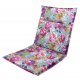 Poduszka na krzesło z oparciem 5821 KWIATY poduszka ogrodowa na krzesło poduszka na krzesło ogrodowa poduszka na krzesło