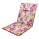 Poduszka na krzesło z oparciem 5822 PIWONIE poduszka ogrodowa na krzesło poduszka na krzesło ogrodowa poduszka na krzesło