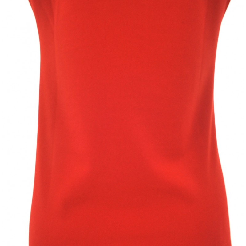 Klasyczna sukienka ST/VK 1456 czerwona
