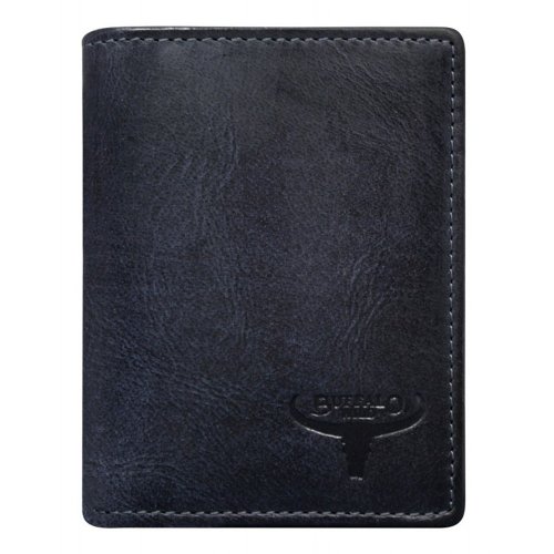 Portfel męski skórzany Buffalo Wild N1185-HP-4901N Granatowy portfel męski portfel skórzany męski Portfel męski pionowy