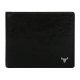 Portfel męski skórzany Buffalo Wild N992-BWB Czarny portfel męski portfel męski z zapięciem Portfel męski poziomy
