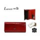 Portfel damski skórzany Lorenti 72401-RS 1220R duży portfel damski Portfel damski czerwony Skórzany portfel