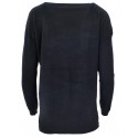 Sweter z cekinowym pieskiem (czarny)