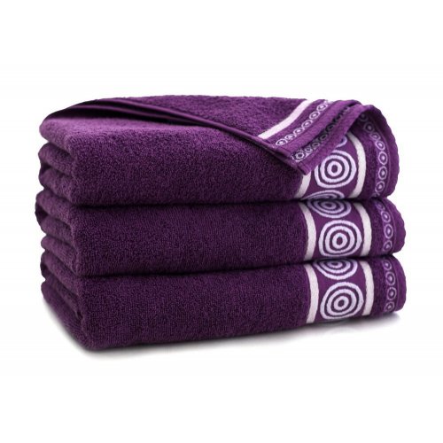Ręcznik kąpielowy DUŻY 70x140 ŚLIWKOWY