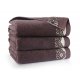 Ręcznik łazienkowy DUŻY 70x140 BRĄZOWY kąpielowy bawełniany frotte