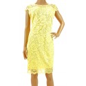Sukienka z koronki (żółta)