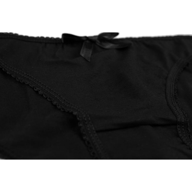 Czarne majtki damskie bawełniane 2171Q
