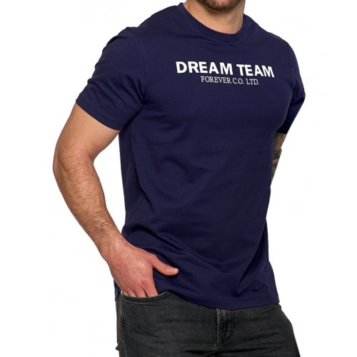 Koszulka męska DREAM TEAM- granatowa