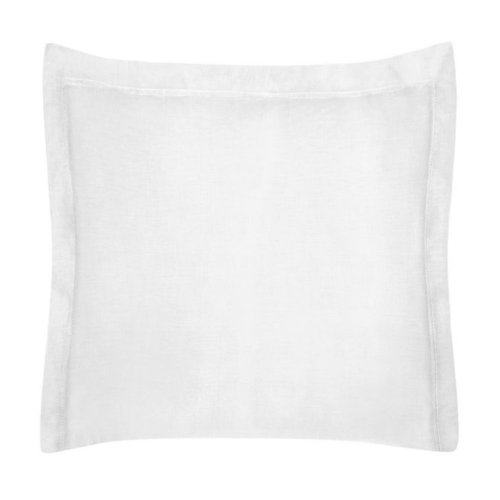Biała poszewka na poduszkę z ozdobną kantą 100% Bawełna