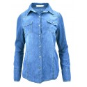 Klasyczna jeansowa koszula 003 Sklep internetowy z odzieżą damską 