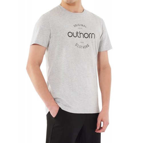 T-shirt męski Outhorn HOL21 TSM600A- szary