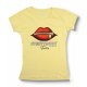 Bluzeczka Damska Bawełniana USTA 9490 bluzeczka damska z krótkim rękawem t-shirt damski z nadrukiem Koszulka damska z nadrukiem