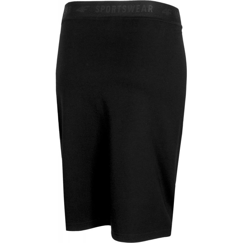 Damska spódnica dzianinowa H4L21 SPUD010 - czarna