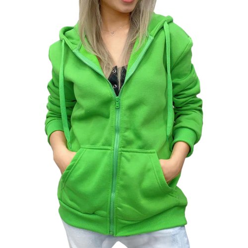 Klasyczna bluza damska - zielona