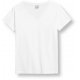 T-shirt damski z dekoltem V - TSD352 - biały