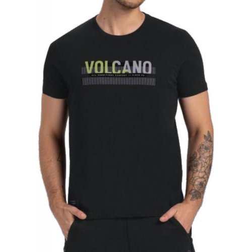 Czarny t-shirt męski T-VOC