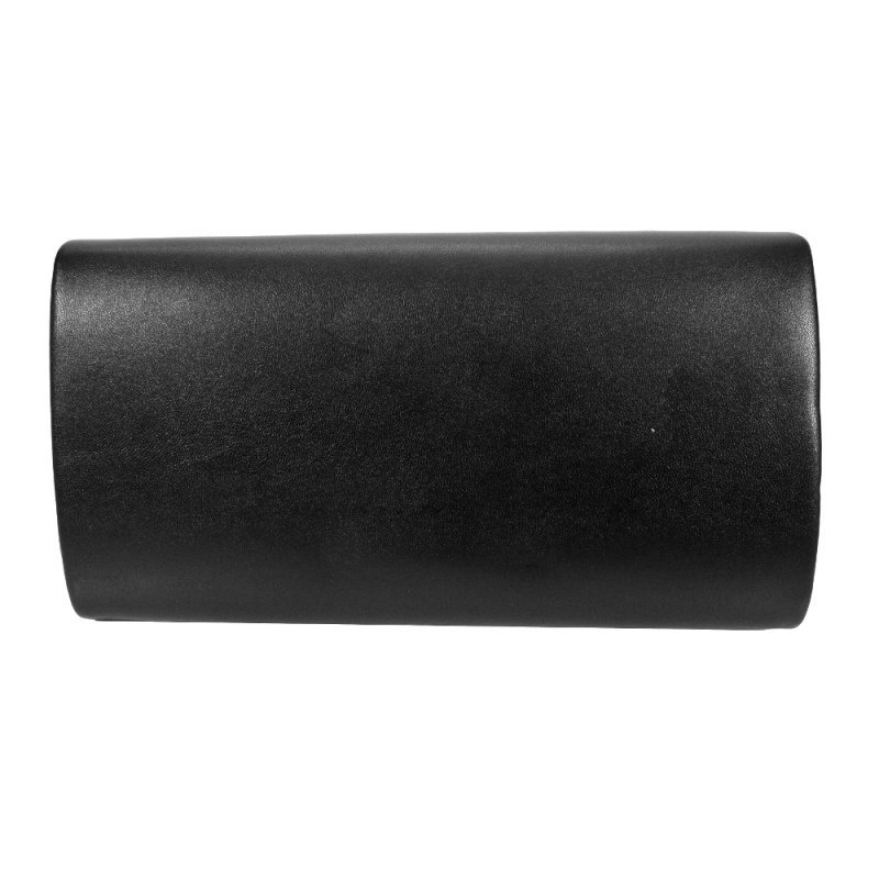 Klasyczna torebka kopertówka z matowej ekoskóry (czarna)