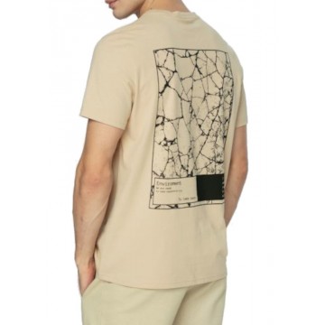T-shirt męski Outhorn HOZ21 TSM610- beżowy