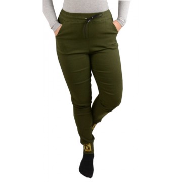 Spodnie damskie AF-5117ND - zielony khaki