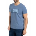 T-shirt męski T-ENIM- niebieska