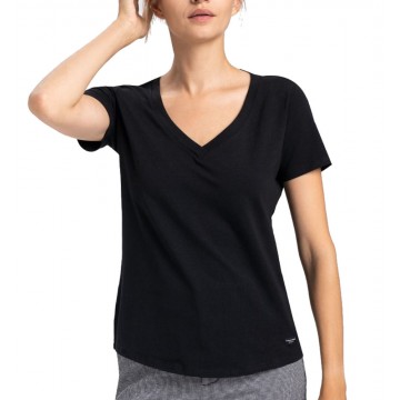 Koszulka damska T-MORILEE-czarna
